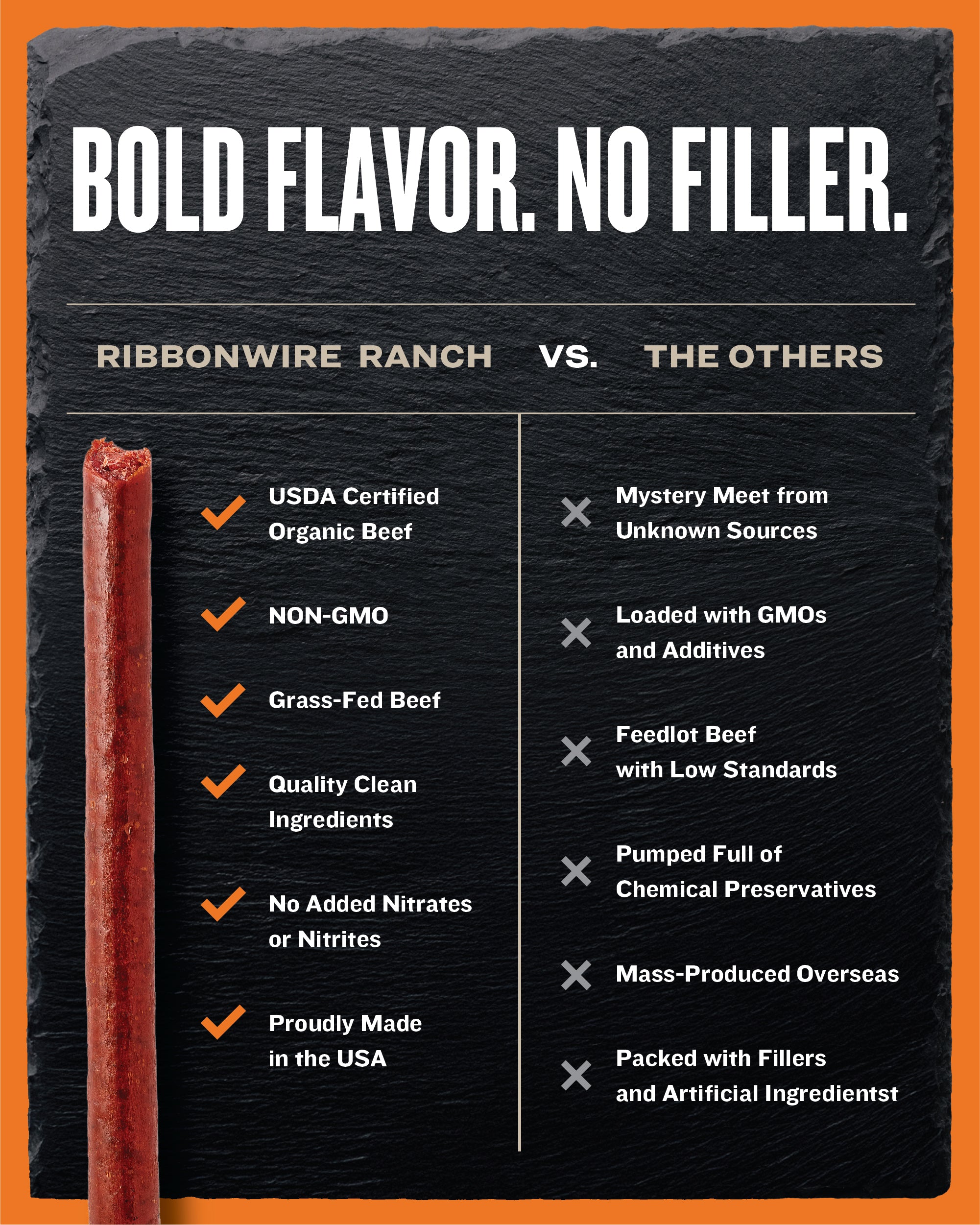 Honey BBQ Organic Beef Sticks