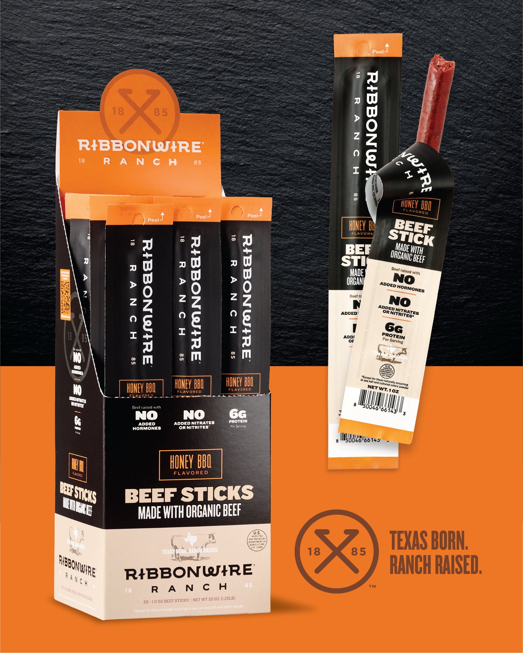 Honey BBQ Organic Beef Sticks