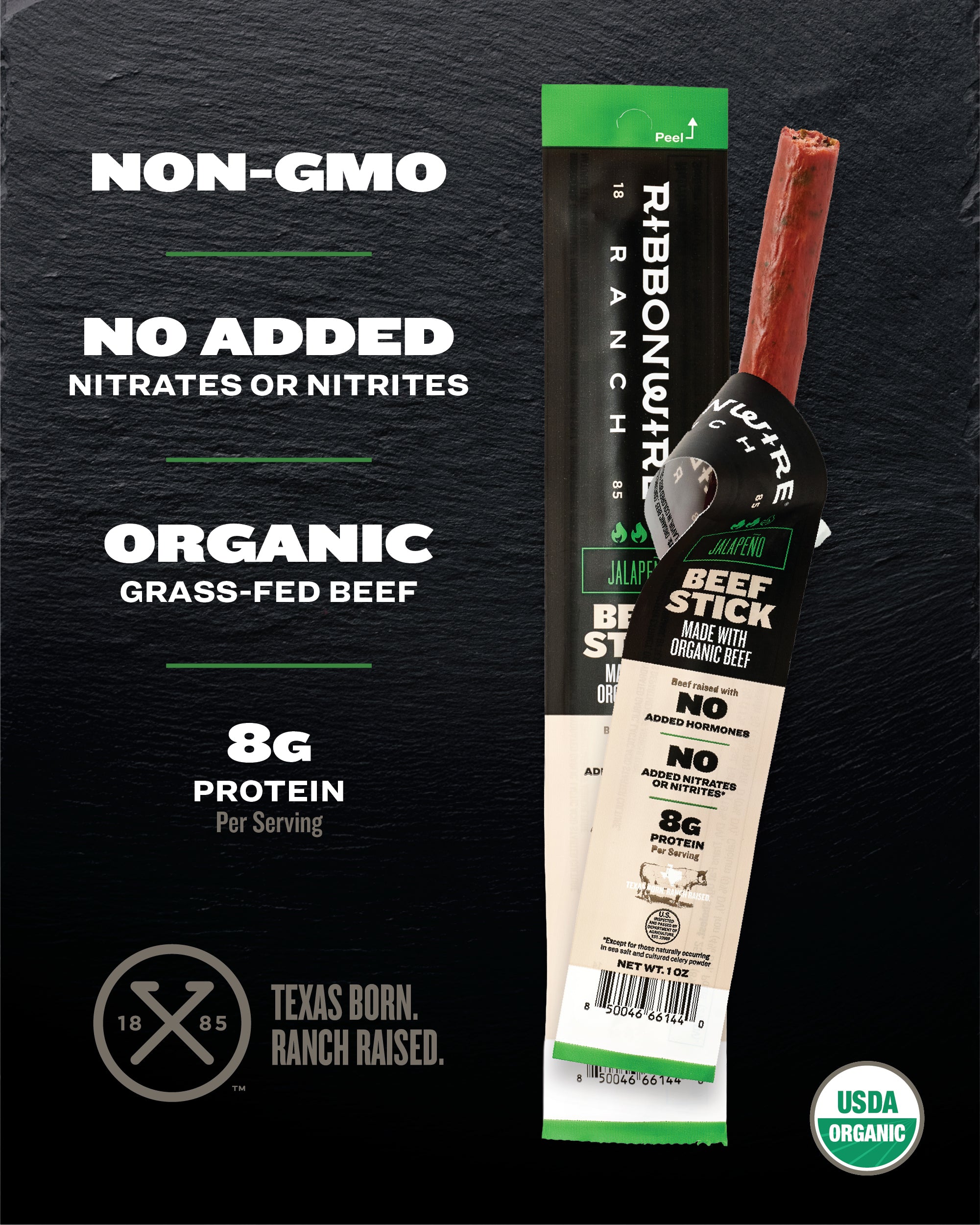 Jalapeño Organic Beef Sticks