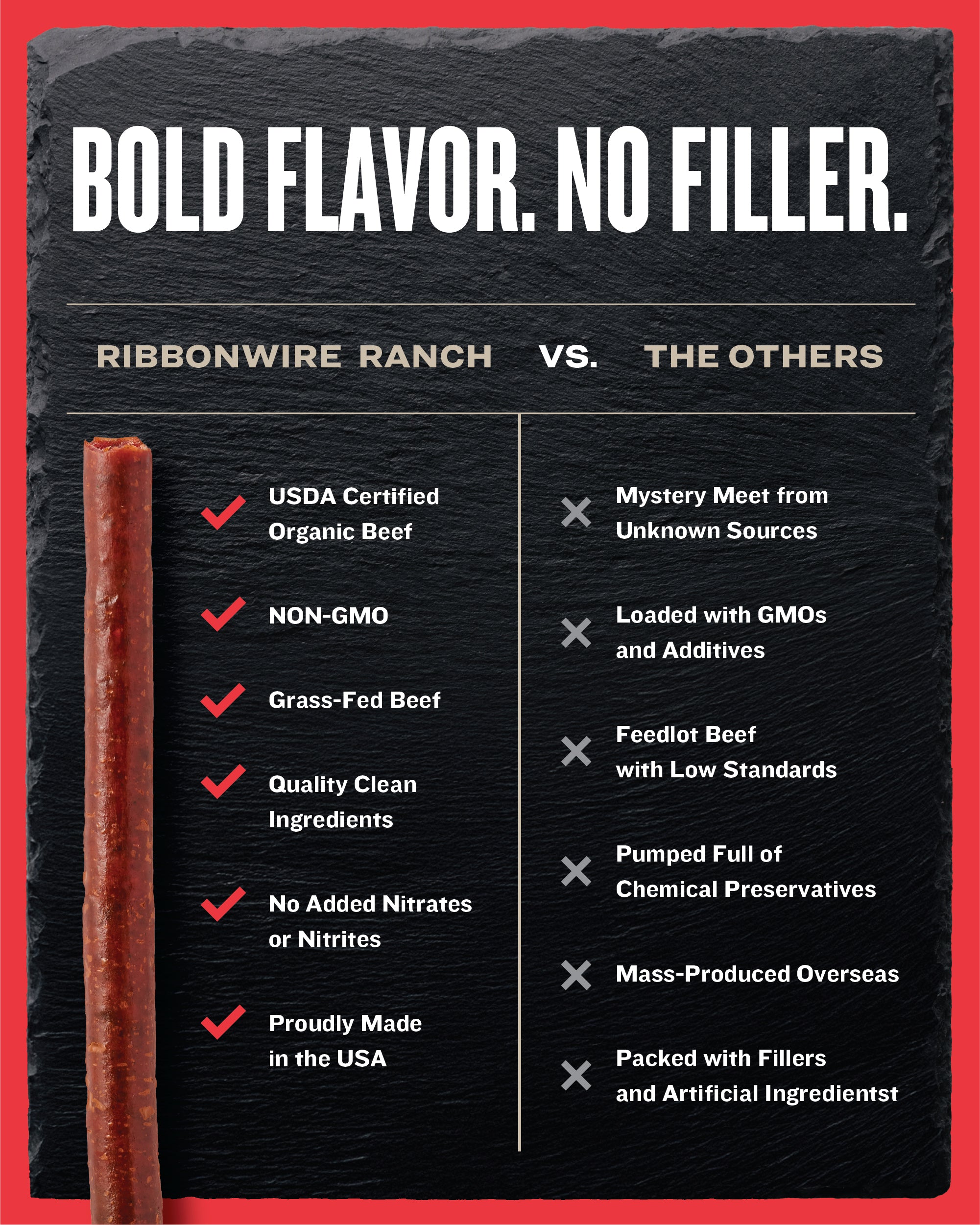 Sweet N Spicy Organic Beef Sticks